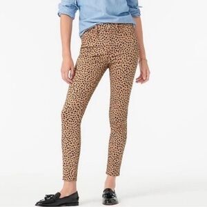 J. Crew Animal Print Skinny Denim Jeans 29